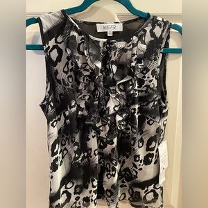 NWT Kasper ruffled collar suit blouse (blouse only)